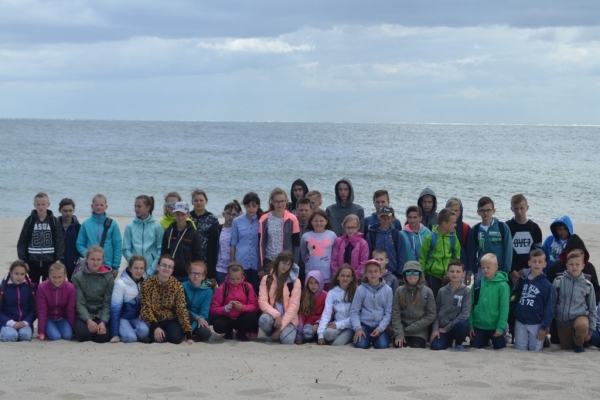 Wycieczka dzieci z SP Galew nad Morze Bałtyckie