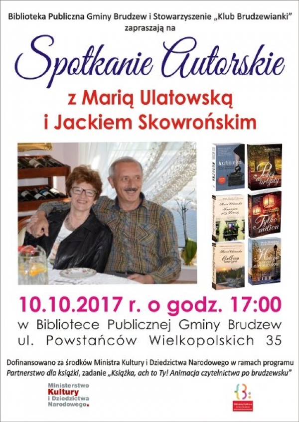 Spotkanie autorskie z Marią Ulatowska i Jackiem Skowrońskim