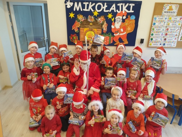 Święty Mikołaj w galewskim przedszkolu