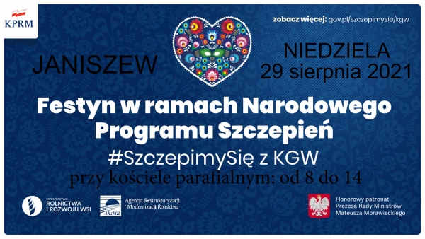 Festyn #Szczepimy Się z KGW Janiszewianki