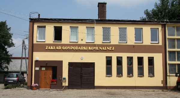 Remont budynku ZGK w Brudzewie