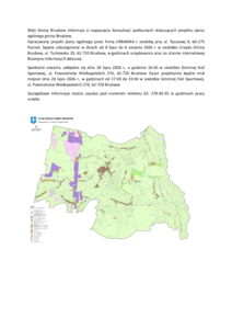 Informacja o rozpoczęciu konsultacji społecznych dotyczących projektu planu ogólnego gminy Brudzew.